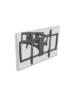 Monoprice Commercial Series Full-Motion Articulating TV Wall Mount Bracket For LED TVs 60in to 100in Max Weight 176lbs Extends from 2.8in to 24.6in VESA Up to 900x600 Concrete &amp; Brick No Logo