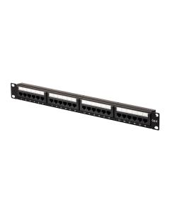 Monoprice Cat6 Unshielded 19-inch 1U Patch Panel 24-port (UL)