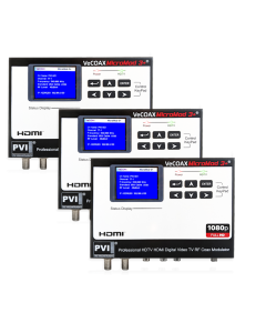 3 PACK VeCOAX Micromod 3+ RF Modulator