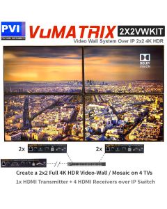 VuMATRIX- 4K Videowall 2x2  -   with Control App