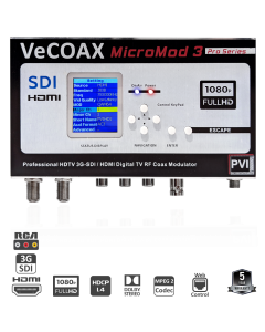 VeCOAX Micromod-3 SDI RF Modulator