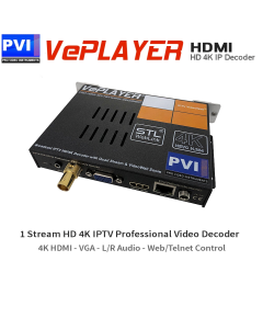 VePLAYER   -    Professional HD 4K IPTV  Decoder