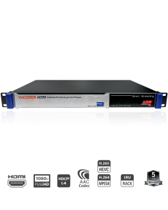 VECODER ULTRA   |  Multichannel HDMI over IP video encoder streaming server to distribute IPTV