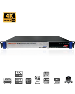 VECODER ULTRA  4K  |  Multichannel HDMI over IP video encoder streaming server to distribute IPTV